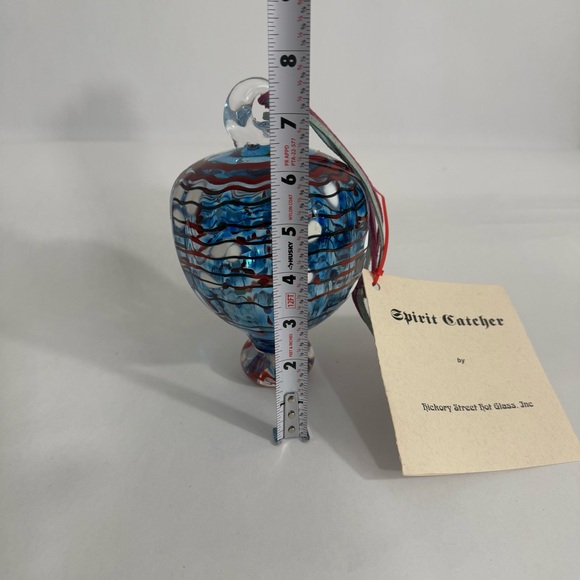 Spirit Catcher by Hickory Street Hot Glass Inc. Hand blown Glass Orb Witch Ball - Picture 7 of 9